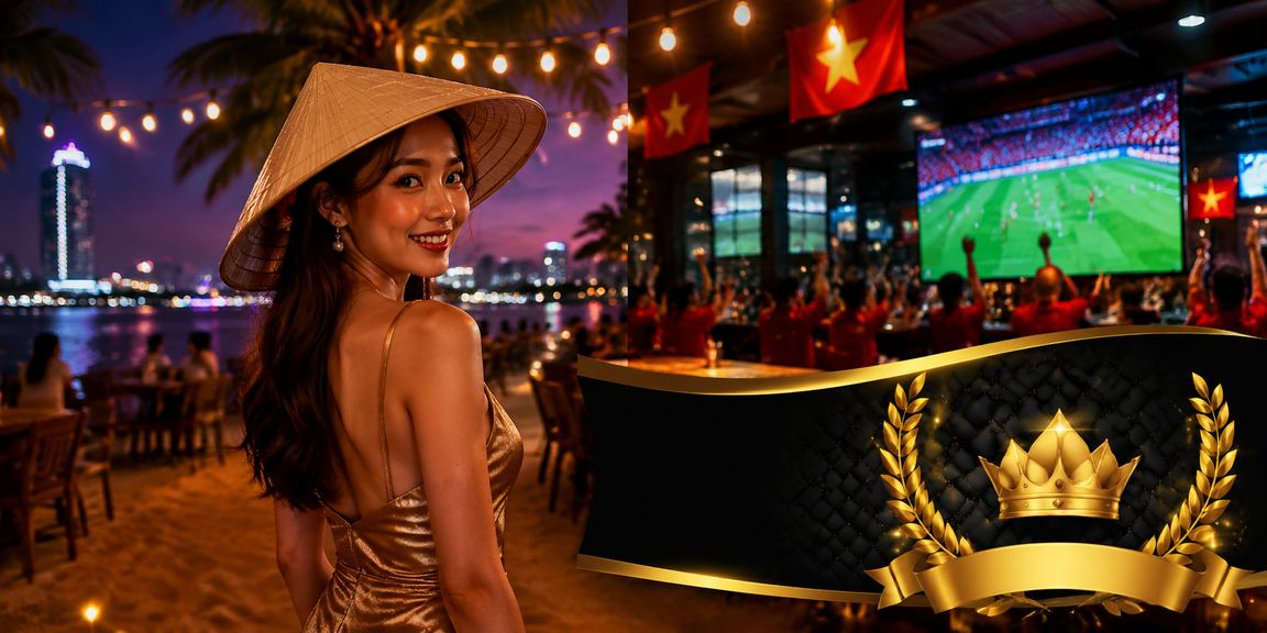 Người chơi VIP nhận thưởng tại Sài Gòn với hình ảnh nón lá đặc trưng Việt Nam